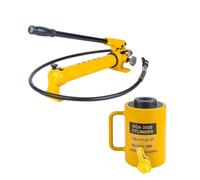 Carrera 4 pulg./100, gato hidráulico hueco con bomba manual CP-700, cilindro hidráulico con función de retracción automática,(30T-2in Stroke+CP-700 Hand Pump)