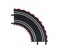 Carrera - 20061603 GO 143: Curva 1/90°, 2 Piezas, Escala 1:43