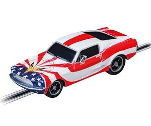 Carrera 64289 Ford Mustang '67 Stars 'n Stripes escala 1:43 - Juego de pista de carreras de juguete de coche con ranura analógica GO Slot Car