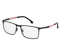 Carrera 8831 Gafas, Matt Schwarz - Matt Rot, 55 para Hombre