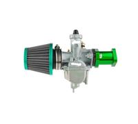 Carrera Carburador de zinc para Predator 212cc 196cc para Coleman CT200U BT200X para Mini Bike KT196 Go Kart GX160 GX200 6.5hp Clon para filtro aire del motor(Green kit)