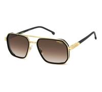 Carrera Gafas de Sol 1069/S MATTE BLACK GOLD/BLACK BROWN GREEN 58/19/145 hombre