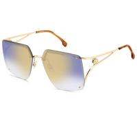 Carrera Mujer CARRERA 3041/S KY2/1V Gafas de sol Metal Oro Gris Cuadrada Reflejado Sombreado