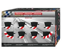 Carrera- Cars, Disney, Pixar Borde Interior para Curva 1/30° (6), Piezas Finales (2), Multicolor, Talla única (20020590)