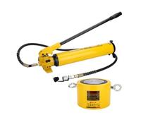 Carrera de 2 pulgadas con bomba manual CP-180, adecuada for instalación y mantenimiento en sitios construcción, gato hidráulico, alta resistencia(100T jack+CP-700-2A hand pump)