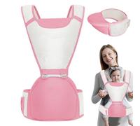 Carrera de bebé de cadera, portabebés Hip Carrier - Soporte para niños de todo el puesto | Portador de bebés con correa ajustable, relleno suave, asiento de cadera para caminar a la enfermería