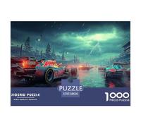 Carrera de Coches Puzzle 1000 Piezas para Entretenimiento Creativo Clásicos Regalos Decoración del Rompecabezas Juguetes Desafiantes para Adultos Y Niños 38x26cm/1000pcs