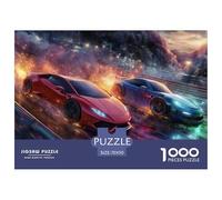 Carrera de Coches Puzzle 1000 Piezas para Entretenimiento Creativo Clásicos Regalos Decoración del Rompecabezas Juguetes Desafiantes Adultos Y Niños A Partir De 12 Años 70x50cm/1000pcs