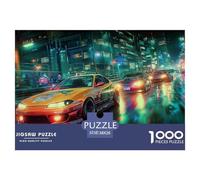 Carrera de Coches Puzzle 1000 Piezas para Entretenimiento Creativo Clásicos Regalos Decoración del Rompecabezas Juguetes Desafiantes para Adultos Y Niños 38x26cm/1000pcs
