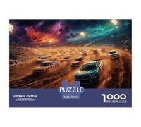 Carrera de Coches Puzzle 1000 Piezas para Entretenimiento Creativo Clásicos Regalos Decoración del Rompecabezas Juguetes Desafiantes Adultos Y Niños A Partir De 12 Años 70x50cm/1000pcs