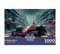 Carrera de Coches Puzzle 1000 Piezas para Entretenimiento Creativo Clásicos Regalos Decoración del Rompecabezas Juguetes Desafiantes para Adultos Y Niños 38x26cm/1000pcs
