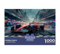 Carrera de Coches Puzzle 1000 Piezas para Entretenimiento Creativo Clásicos Regalos Decoración del Rompecabezas Desafiante Noches De Juegos Adultos Y Niños A Partir De 12 Años 38x26cm/1000pcs