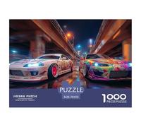 Carrera de Coches Puzzle 1000 Piezas para Pasatiempo Creativo Clásicos Regalos Decoración del Rompecabezas Desafiante Noches De Juegos Adultos Y Niños A Partir De 12 Años 70x50cm/1000pcs