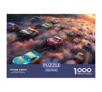 Carrera de Coches Puzzle 1000 Piezas para Pasatiempo Creativo Clásicos Regalos Decoración del Rompecabezas Juguetes Desafiantes Adultos Y Niños A Partir De 12 Años 70x50cm/1000pcs