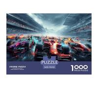 Carrera de Coches Puzzle 1000 Piezas para Pasatiempo Creativo Clásicos Regalos Decoración del Rompecabezas Juguetes Desafiantes Adultos Y Niños A Partir De 12 Años 70x50cm/1000pcs