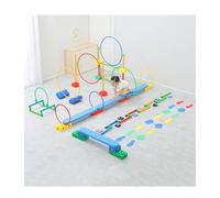 Carrera de Obstáculos Juego De Integración Sensorial, Varias Combinaciones De Juegos, Conjuntos De Juegos De Equilibrio Físico para Interiores Y Exteriores