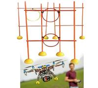 Carrera de obstáculos portátil de carreras de drones para entrenamiento de UAV y práctica de aviones modelo mejora las habilidades de evitación