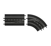 Carrera Digital 132/124 Lane Change Curve Derecho, Inside A Fuera Espacio Coche