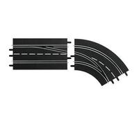 Carrera Digital 132/124 Lane Change Curve Derecho, Outside A Inside Slot Coche