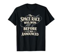 Carrera Espacial Guerra Fría Sputnik Cosmonaut Rocket Historia Camiseta