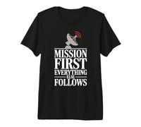 Carrera Espacial Guerra Fría Sputnik Cosmonaut Rocket Historia Camiseta Premium