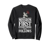 Carrera Espacial Guerra Fría Sputnik Cosmonaut Rocket Historia Sudadera