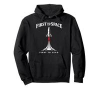 Carrera Espacial Guerra Fría Sputnik Cosmonaut Rocket Historia Sudadera con Capucha