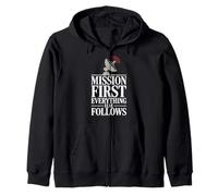 Carrera Espacial Guerra Fría Sputnik Cosmonaut Rocket Historia Sudadera con Capucha