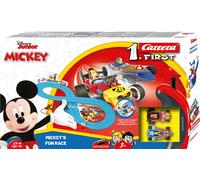 Carrera FIRST Mickey's Fun Race - Slot Car Racing Track for Children from 3 Year