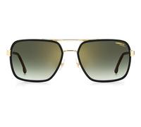 Carrera-Sport Gafas de sol Carrera 256 S RHL D6 metal dorado y verde cuadradas 58