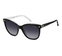 Carrera Gafas de Sol 3043/S BLACK WHITE/GREY SHADED 56/17/140 mujer
