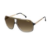 Carrera Gafas de Sol GRAND PRIX 3 BLACK GOLD/BROWN SHADED 64/9/135 hombre