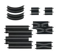 Carrera - 20061601 - Set de ampliación 2, Escala 1:43, Color Negro