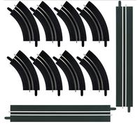 Carrera Go Single Lane Curves Escaleras Extensión Espacio Coche Accesorios