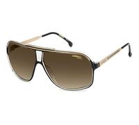 Carrera Hombre Carrera GRAND PRIX 3 2M2/HA Gafas de sol Plástico Negro/Oro Marrón Cuadrada Sombreado
