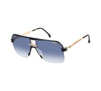 Carrera Hombre Carrera CARRERA 1066/S 7C5/08 Gafas de sol Plástico Negro Azul Cuadrada Normal Sombreado