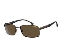 Carrera Hombres Gafas de Sol Polarizadas Bronce Lente Mate Marco 8037/S 0vzh Sp