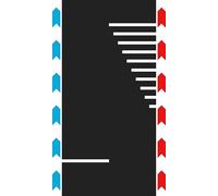 Carrera Hybrid, Track Pack de sección Estrecha, Juego de extensión, guías de Pista emocionantes