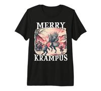 Carrera Krampus | Papá Noel Malo | Perchten Bartl Krampus Camiseta Premium