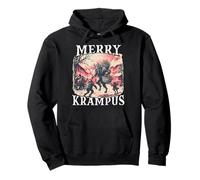 Carrera Krampus | Papá Noel Malo | Perchten Bartl Krampus Sudadera con Capucha