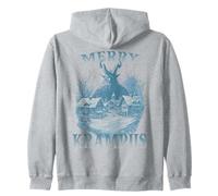 Carrera Krampus | Papá Noel Malo | Perchten Bartl Krampus Sudadera con Capucha
