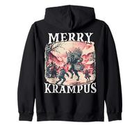 Carrera Krampus | Papá Noel Malo | Perchten Bartl Krampus Sudadera con Capucha