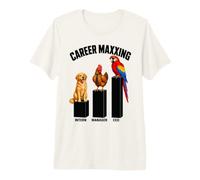 Carrera Maxxing Oficina Trabajo Humor Gen Z Argot Camiseta Premium