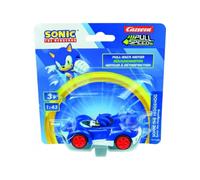 Carrera Pull N Speed Sonic the Hedgehog - Coche de motor (1:43, azul)
