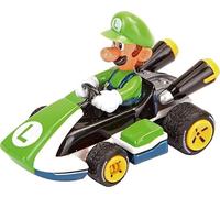 Carrera Pull & Speed Mario Kart 8 - Luigi I Wind-Up Pull Back Car I Licencia oficial de Nintendo I 1:43 Escala I para niños y niñas de 3 años y adultos