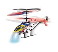Carrera RC Rescue One | Helicóptero teledirigido de 2,4 GHz | Helicóptero teledirigido con Casco de Aluminio, Sistema giroscópico y Asistente de Altura, luz LED, función de Arranque y Aterrizaje