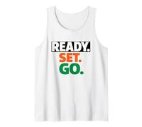 Carrera Ready Go Marathon Go Time Get Moving Sprinter de 10 km y 5 km Camiseta sin Mangas
