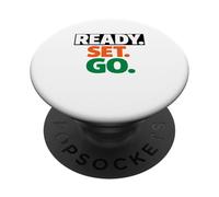 Carrera Ready Go Marathon Go Time Get Moving Sprinter de 10 km y 5 km PopSockets PopGrip Adhesivo