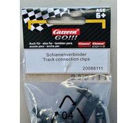 Carrera - Set de 15 accesorios para pistas de juguete, clips de conexión (20088111)