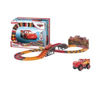 Carrera Strax Disney Pixar Cars Starter Set | Juego de construcción con Lightning Mcqueen y 210 Piezas | Sistema de Bordado Flexible | vehículo mecánico | Juguete Creativo para niños